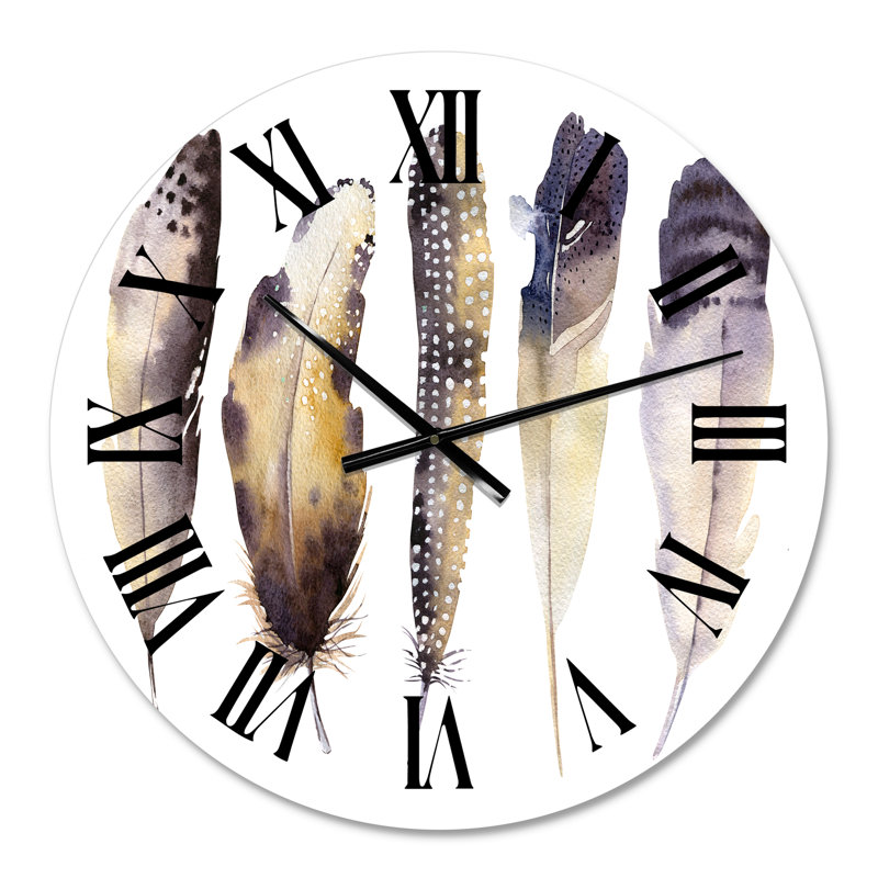 Horloge murale bohème et éclectique Boho, Petit