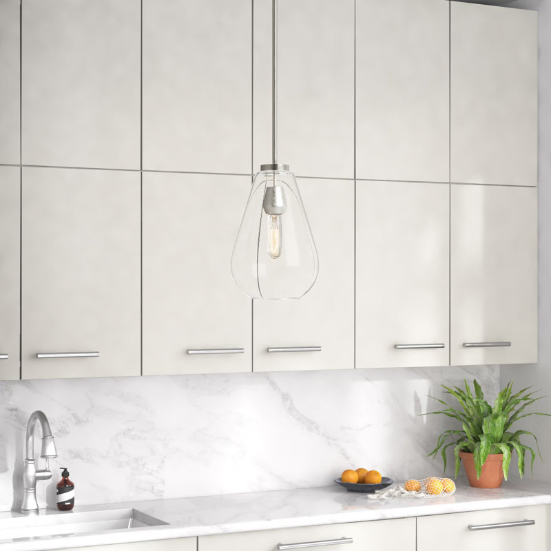 Alcibiades 1 - Light Single Pendant, Brushed Nickel