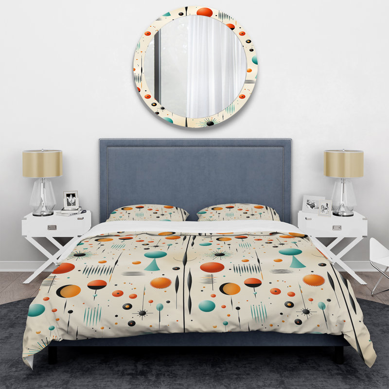 Ensemble de housse de couette Davianna, Housse de couette pour très grand lit et 2 très