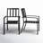 Metal Outdoor Stacking Dining Armchair