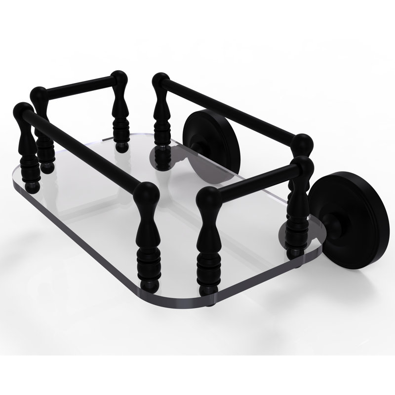 Porte-savon mural Alcott, Noir mat