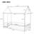 Metal Bed House Bed Frame With Fence, For Kids, Teens, Girls, Boys-113432431-113432428