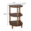 Table d'appoint demi-ronde en bois