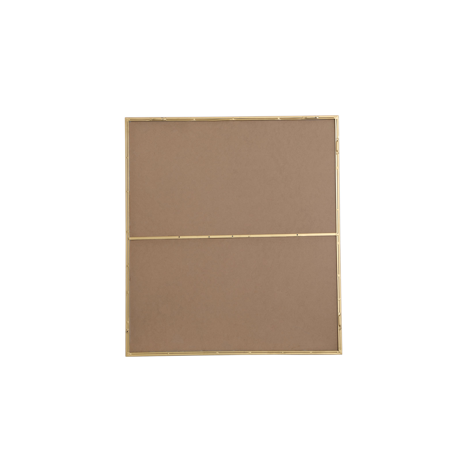 Sabine Metal Rectangle Wall Mirror, 40" x 36", Brass
