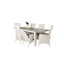Alastor 6 - Person Solid Wood Patio Dining Set Extendable Rectangular Table with Cushions Included-380161906