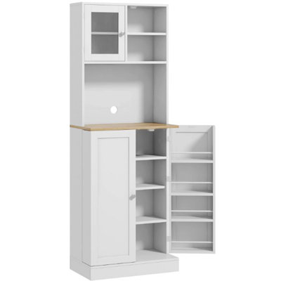 Armoire de rangement avec tablettes réglables, armoire de cuisine pour la maison