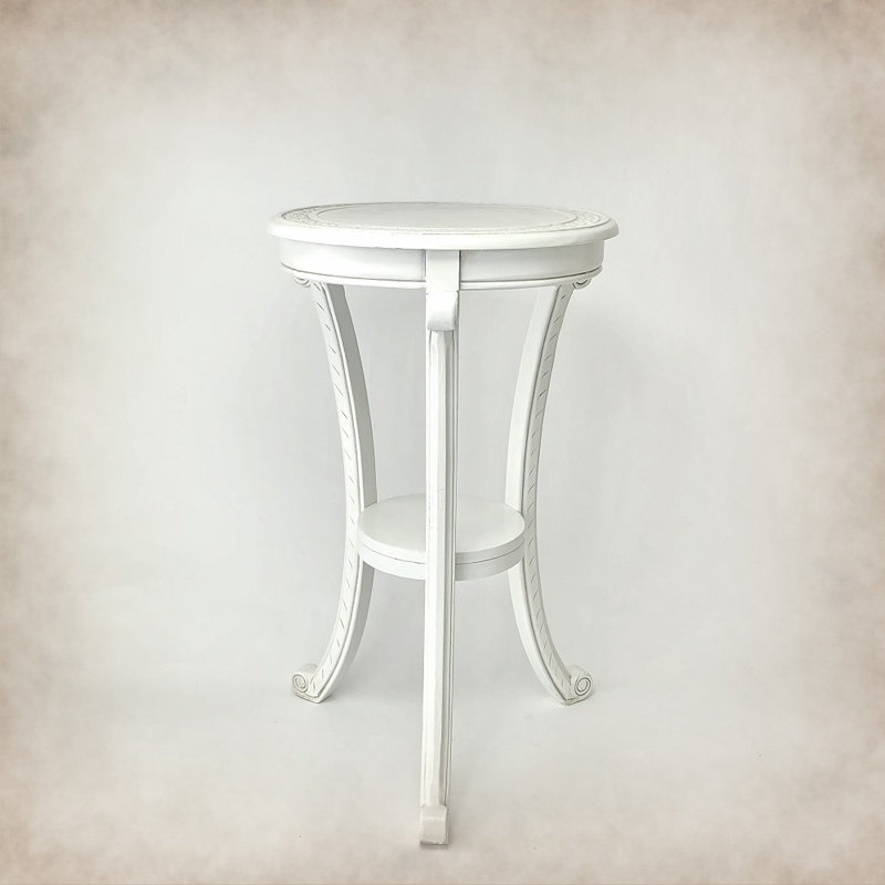 Needham Solid Wood End Table, Mahogany, 36" H x 17.5" W x 17.5" D