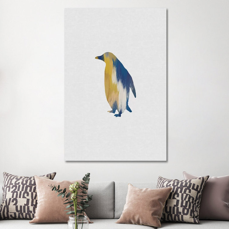 Penguin - Wrapped Canvas Painting, 152.5 cm H x 101.5 cm W