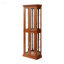 Armoire de salle à manger avec tablettes réglables et panneau arrière en miroir Ahriya-540450977