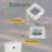 Aderyn Warm White Solar Brick Paver Lights Set of 4, Thick Premium Acrylic IP65 Waterproof No Wiring Auto Dusk to Dawn Outdoor Step Lights for Farmhouse Patio Yard Driveway Landscape Decor-1323351009
