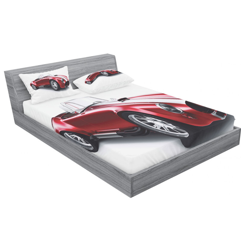 Microfiber Sheet Set, Queen Sheet Set with Fitted Sheet