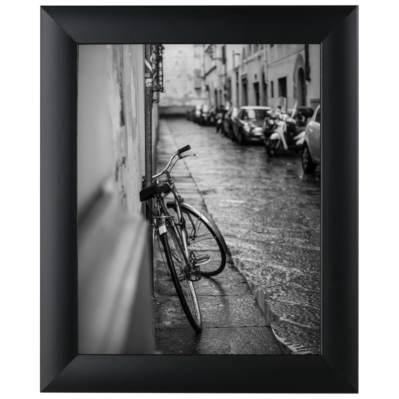 Veasey Single Image Picture Frame, Black, 8" W x 12" H, Rectangle