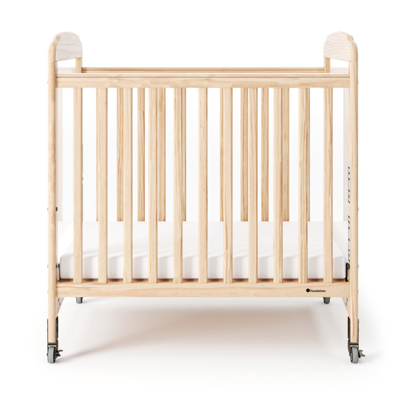 Foundations Serenity Fixed Side Clearview Crib