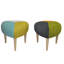 Solid + Manufactured Wood Accent Stool