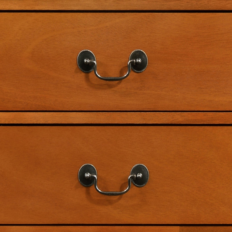 Commode 4 tiroirs Louis Phillipe, Gris