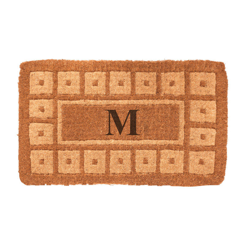 Tapis de porte Lynette, Rectangle 1 pi 6 po x 2 pi 6 po, M