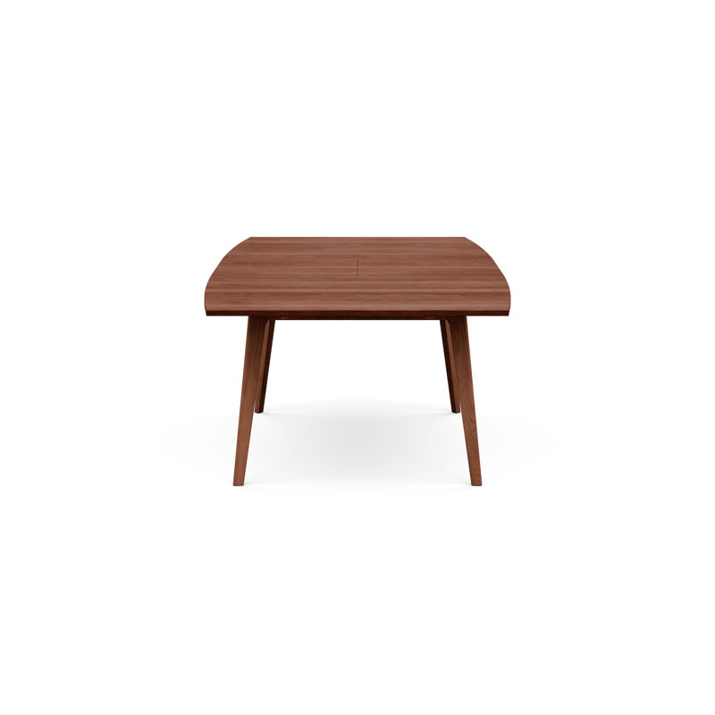 Table d'extension à quatre pieds Catalina, L 72 po x l 40 po, Cerise cognac