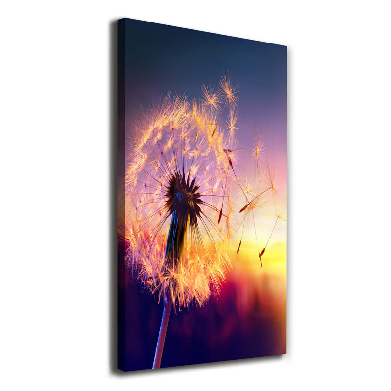 Dandelion - Wrapped Canvas Print, 120cm H x 60cm W