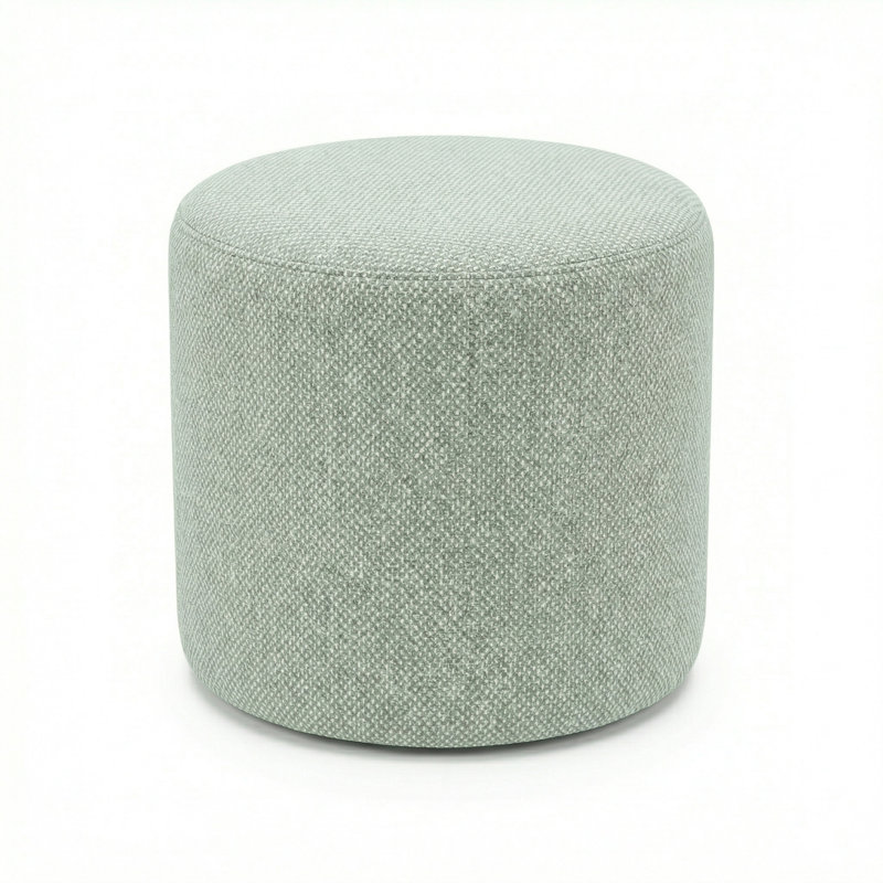 Berlin Gardens Lilly Hive 18" Round Pouf, Light Green