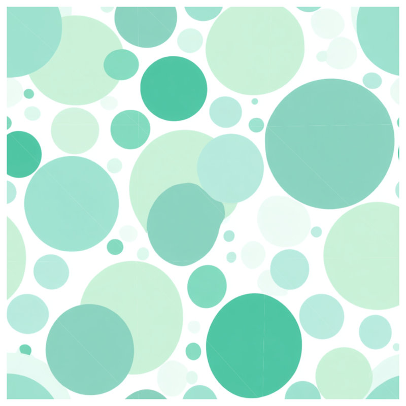 Coussin Circles, 20 x 20 inches