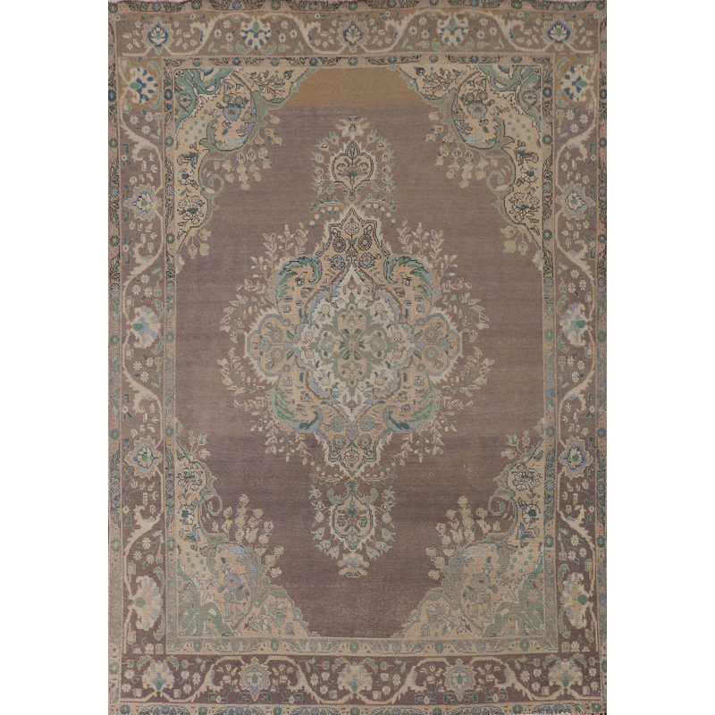 Tapis traditionnel délavé 7 x 9
