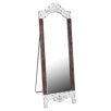distressed floor mirror
