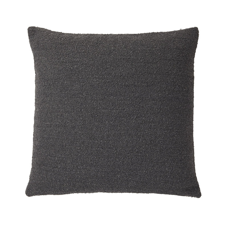 BOUCLETTE Pillow Cover & Insert, Navy, Square 22"