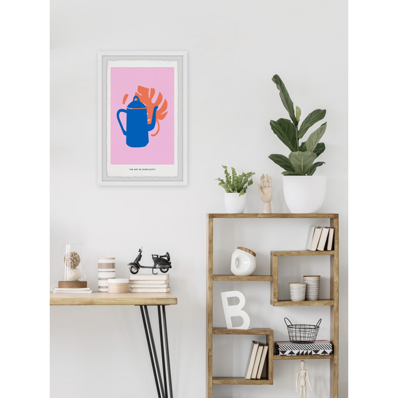 Gooseneck Kettle - Single Picture Frame Print, 91cm H x 61cm W x 3.81cm D