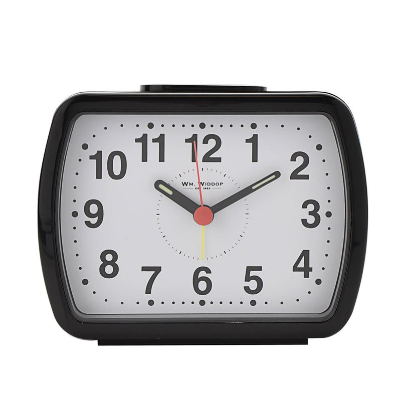 Quartz movement / Crystal Alarm Tabletop Clock