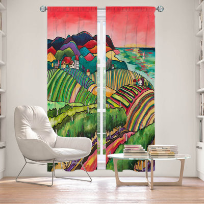 Franciska Room Darkening Curtain Pair