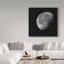 « near side of the moon », reproduction d’impression sur toile tendue-31978487
