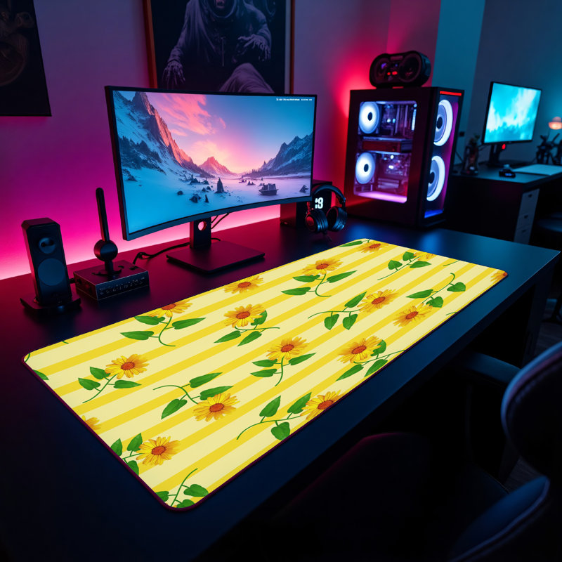 Polyester Desk Pad, 31.5x15.5