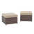 Structure brune / coussin beige sélectionné