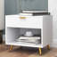 50cm W Engineered Wood Bedside Table
