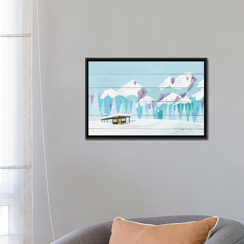 « the élégant dugout » par "5by5collective, impression sur toile tendue, H 18 po x l 26 po x P 1,5 po, Toile avec cadre noir