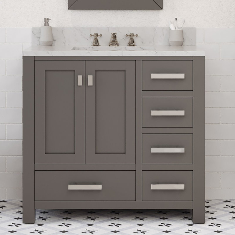 Steve 36'' W Single Vanity, Cashmere Grey