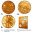 Golden Tiles Sunset Mirage - art mural abstrait-789731793-789731823