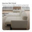 Canapé-lit de luxe 83 po avec causeuse crémeuse française avec télécommande, canapé-lit surdimensionné imperméable, escamotable à distance, tissu chenille résistant aux égratignures et aux animaux de compagnie, gris clair-1316439925