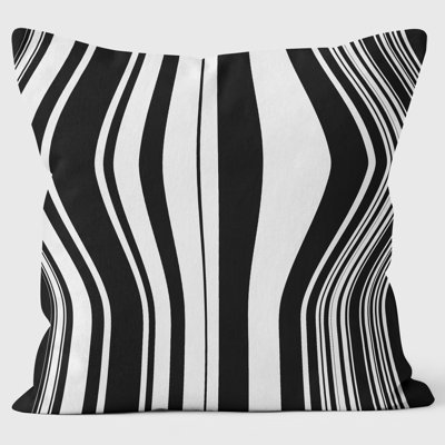 Liquorice Abstract Cushion
