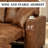 71" L-Shaped Convertible Pull-out Sofa Bed, Sectional Sleeper Couch with Reversible Storage Chaise, Brown-2050028130