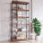 Folkert 70.9" H x 31.5" W Etagere Bookcase Large Rustic Industrial Bookshelf for Home Decor Display-820125470