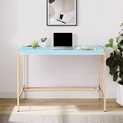 Bristyn Writing Desk with Built-In Electrical Outlet