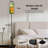  68.5" Standing Floor Lamp Seamless Jungle animals Hand drawn For kids Dimmable Metal Pole Lamp with Linen Lampshade LED Bulb Included