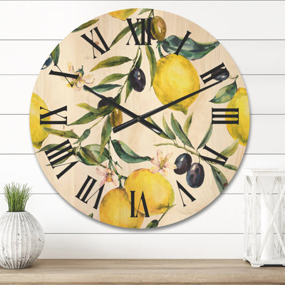 Solid Wood Wall Clock