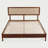 Anspach Rubber Wood Platform Bed with Headboard, Bohemian Bed Frame-1767674943-1788098689