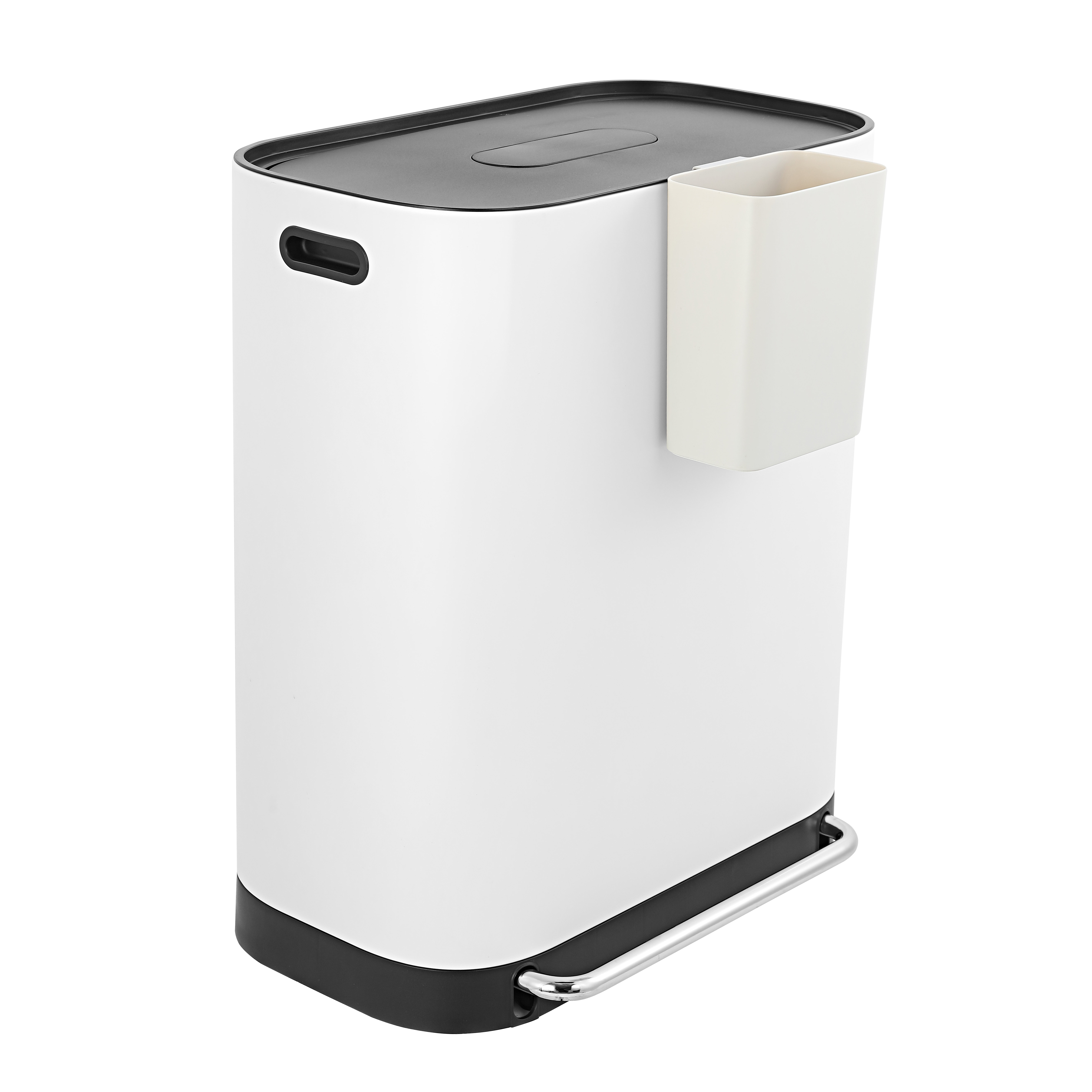 Yamazaki Home Como Trash Can - White