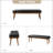  Bittoo Mid-century Genuine Leather Upholstered Bench-1814397627