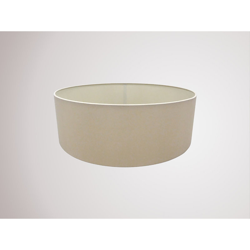 15cm H Faux Silk Bowl Pendant Shade, Nude Beige