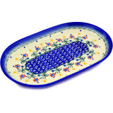 Spring Flowers Stoneware Platter