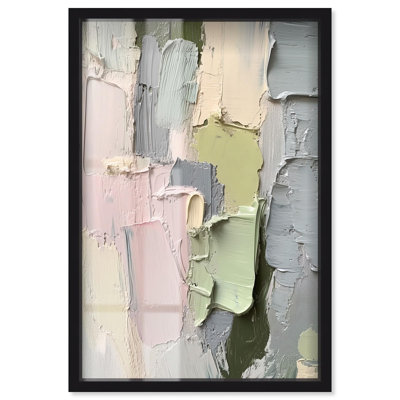 «Creamy Contours II Shadowbox Print Colorful Abstracts» par Art Remedy